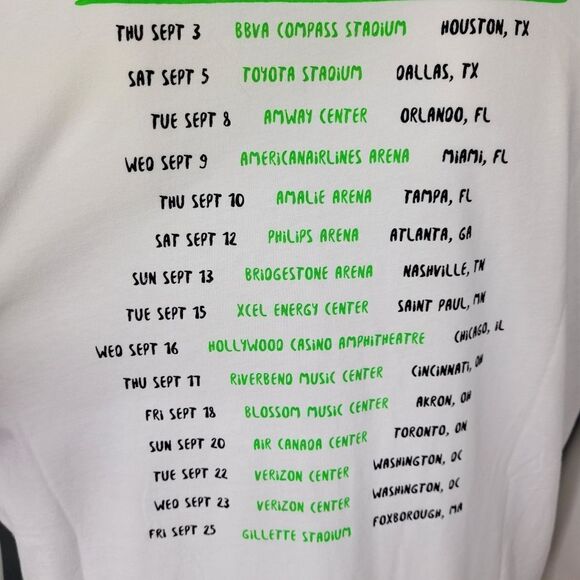 Ed Sheeran White Concert T-Shirt by Rock Me‎ - Picture 5 of 7